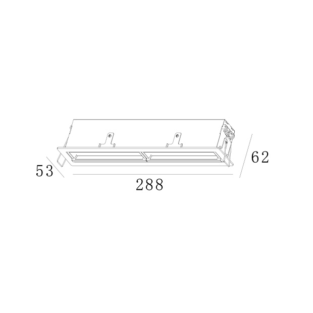 Skarlat  RSL74105 10×2W WH+BK 4000K