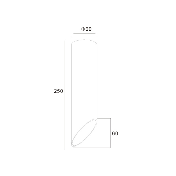 Skarlat  RSLC78008-25 7W BK+GD 3000K