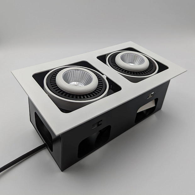 Skarlat  RGL7115-2 2×12W WH+BK 3000K