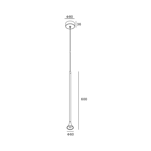 Skarlat  RHL7750 5W BK+WH 3000K