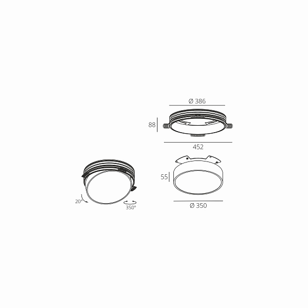 Skarlat  RDL73030 30W WH 4000K