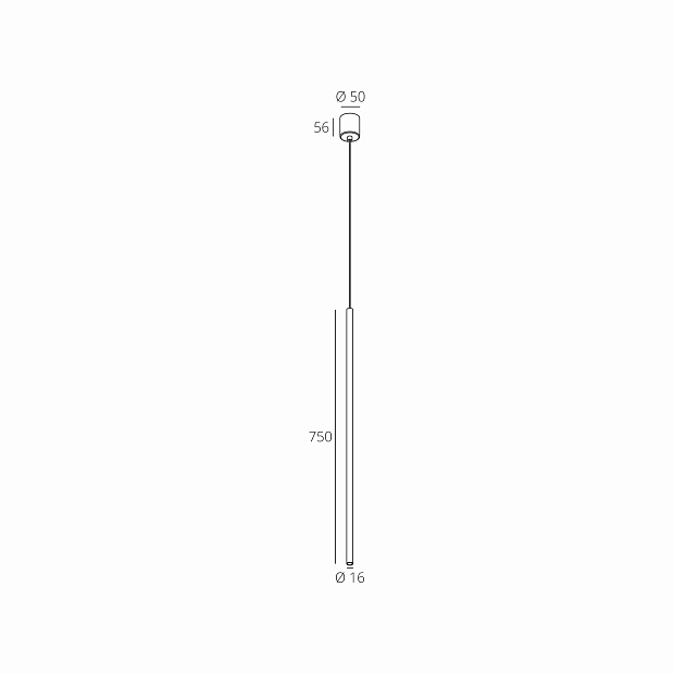 Skarlat  RHL7767 3W WH 4000K