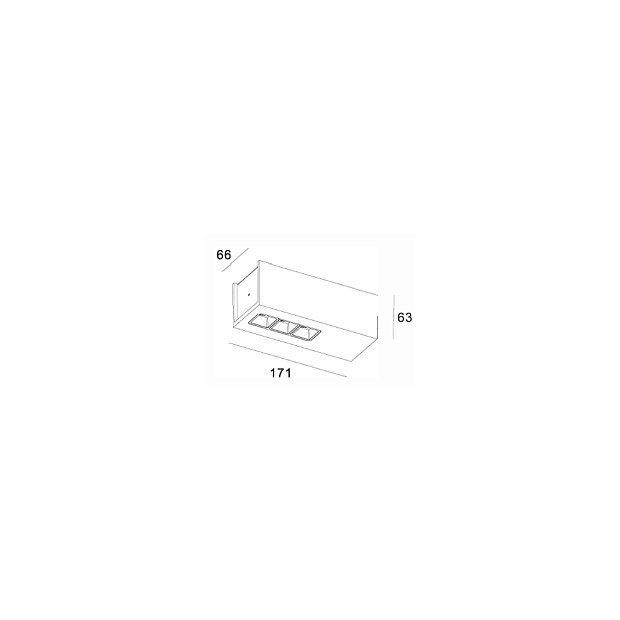 Skarlat RSLC78037 3×5W WH+BK 4000K