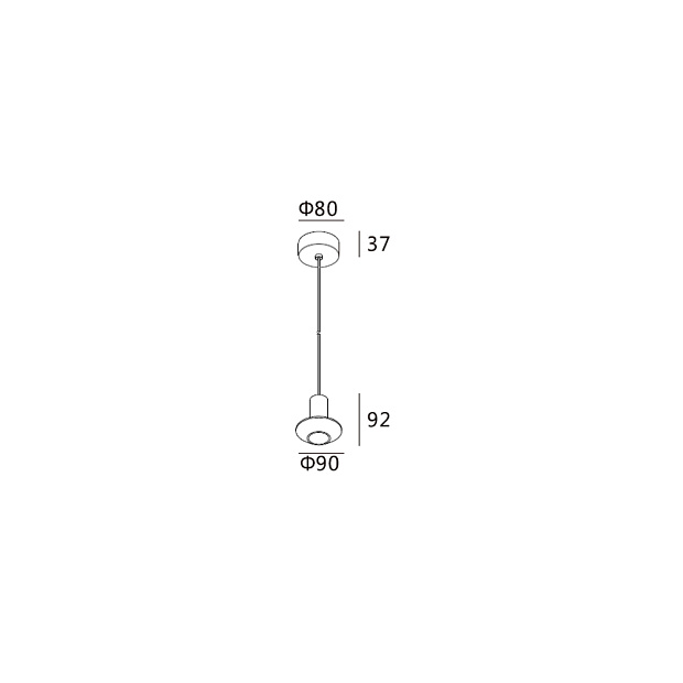 Skarlat RHL7738 5W WH+GD 3000K