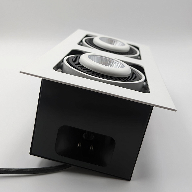 Skarlat  RGL7115-2 2×12W WH+BK 4000K