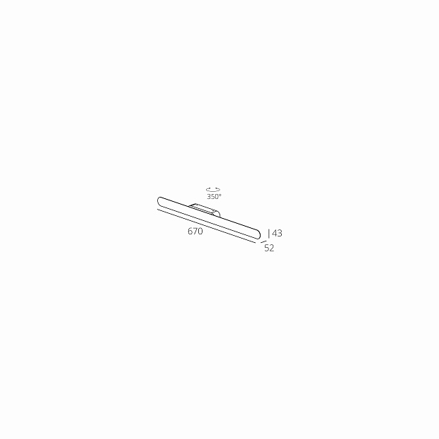 Skarlat  RWLB171 10W BK 3000K