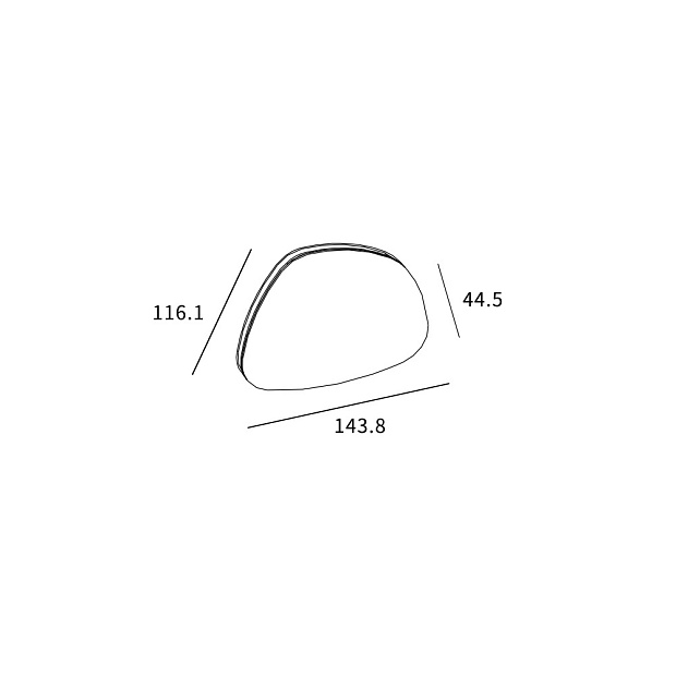 Skarlat  RWLB103 5W BK 4000K