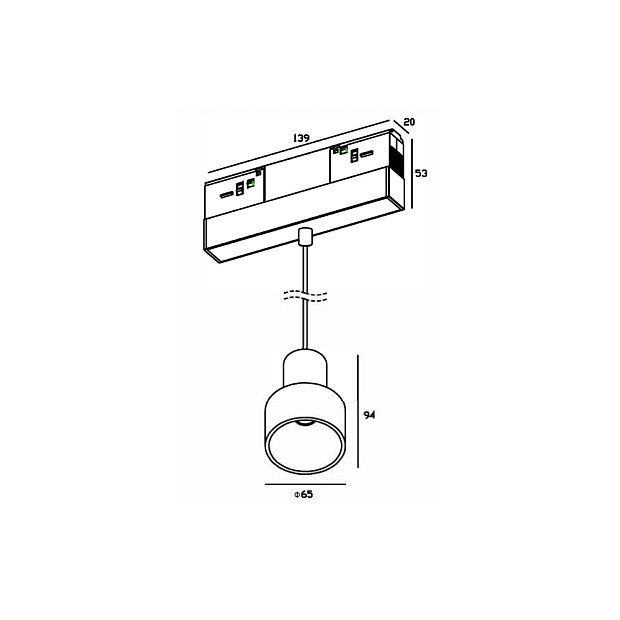 Skarlat RGD2032 5W BK+RGD 3000K