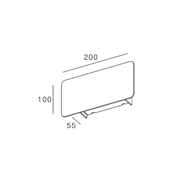 Skarlat  RWLB112 6W WH 4000K