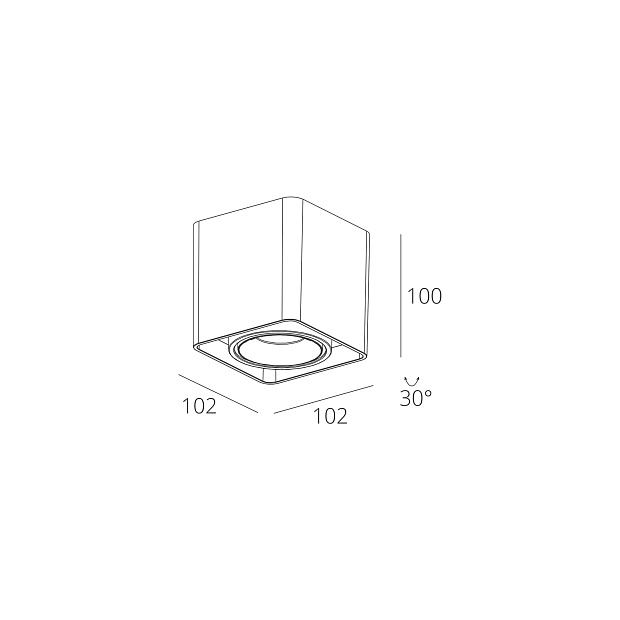 Skarlat RSLC78004 10W BK 4000K