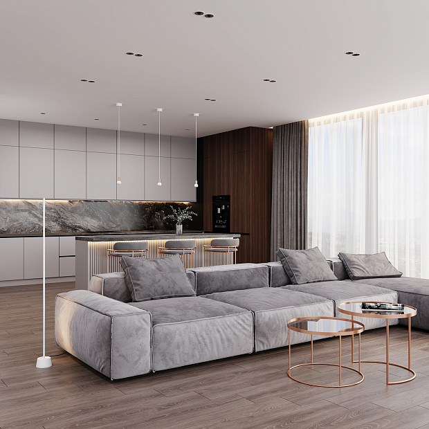 Skarlat RFL76051 7W WH+BK 4000K