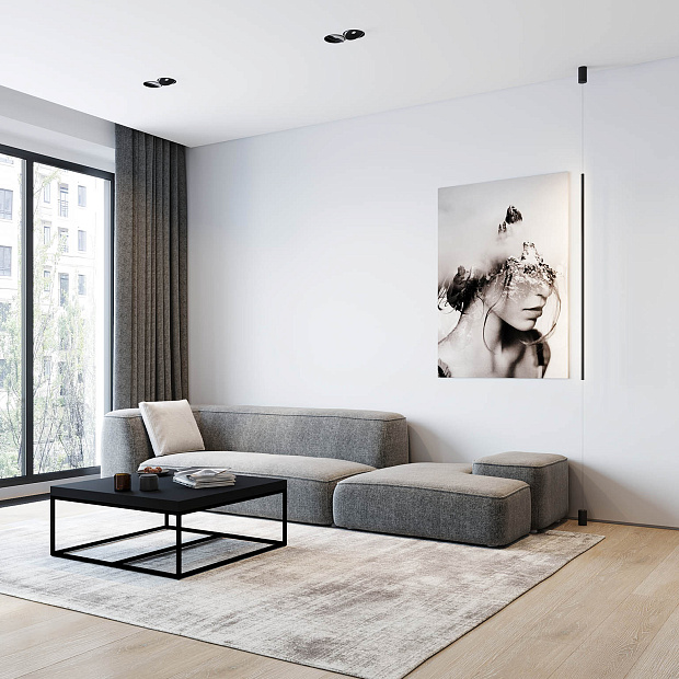 Skarlat  RSL74230 7W BK+WH 3000K