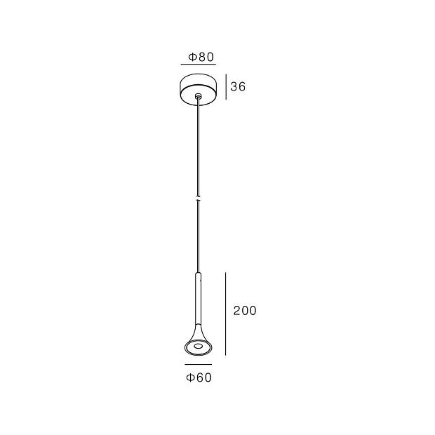Skarlat  RHL7748 5W WH 4000K