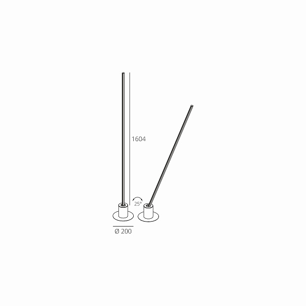 Skarlat  RLL8102 18W BK 3000K