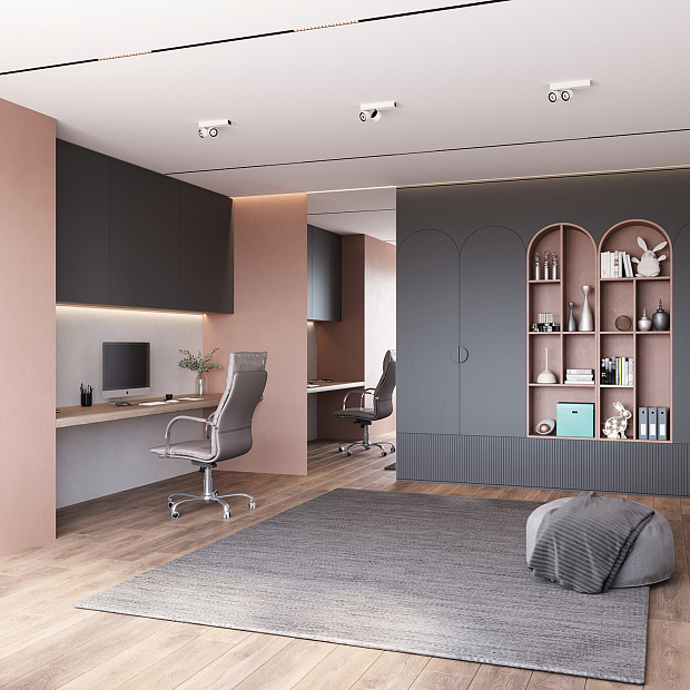 Skarlat  RSLC74126-2 2×7W WH+BK 3000K