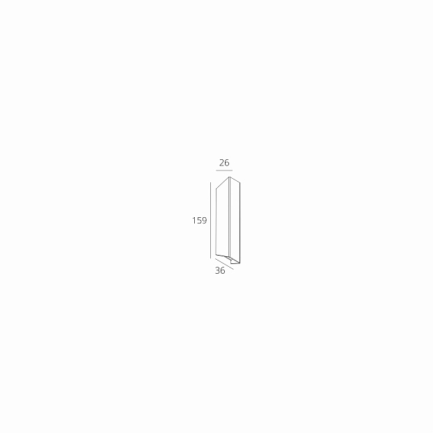 Skarlat  RWLB153 1W BK 3000K