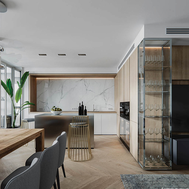 Skarlat  RSL74165 6×2W BK+GD 3000K