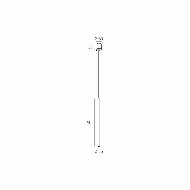 Skarlat  RHL7766 3W WH 4000K