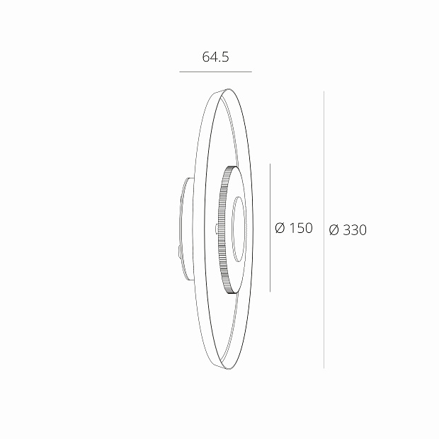 Skarlat  RWLB182 5W BK 3000K
