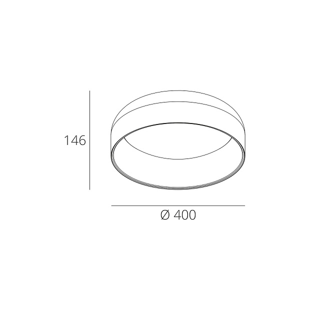 Skarlat RDLC79028 30W BK+WH 4000K